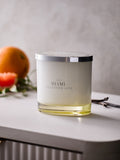 Collection Luxe Miami Grapefruit & Orange Candle 10cm - British product