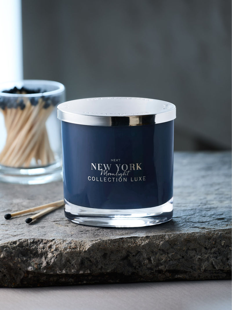 Collection Luxe Amber & Jasmine 2 Wick candle - British product