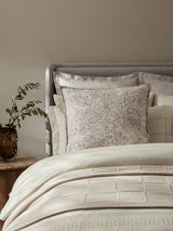 Next N. Premium Natural Floral Woodblock Cushion 59 x 59cm- Buy online at McGrocer