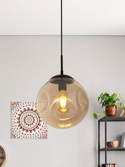 Next Searchlight Black Terra Pendant Ceiling Light- Buy online at McGrocer