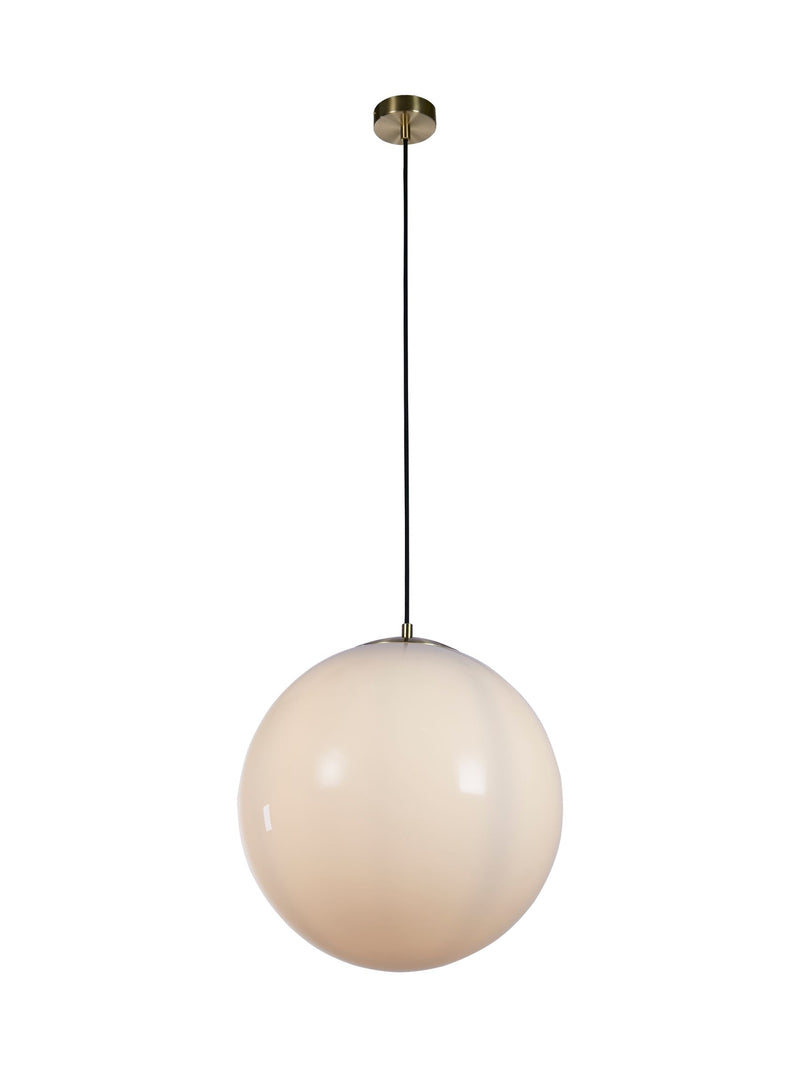 Searchlight Skylar large opal pendant ceiling light, UK version