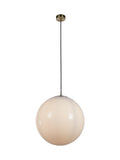 Searchlight Skylar large opal pendant ceiling light, UK version