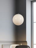 Searchlight Skylar large opal pendant ceiling light, UK version