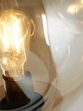 Searchlight Black Terra floor lamp 150cm - British product