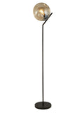 Searchlight Black Terra floor lamp 150cm - British product