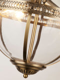 Searchlight antique brass compass pendant light 120cm (British brand)