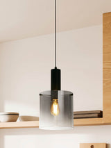 Next Searchlight Black Savannah Pendant Ceiling Light 120cm- Buy online at McGrocer