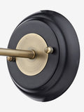 Dar Lighting Hannover wall bracket in black and brass - British product