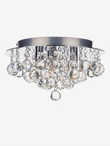 Next Dar Lighting Pluto 3 Light Flush Ceiling Light- Buy online at McGrocer
