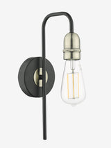 Next Dar Lighting Kiefer Black Wall Light- Buy online at McGrocer
