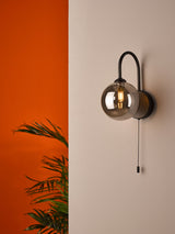 Next Dar Lighting Black Eissa Wall Light- Buy online at McGrocer