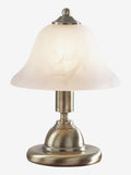 Dar Lighting brass Gloucester touch table lamp, imported from the UK