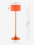 Dar Lighting Orange Toledo floor lamp, UK version