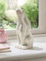 Next White Ceramic Hare Ornament- Buy online at McGrocer