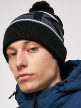 Next Oakley Black Factory Cuff Knitted Beanie- Buy online at McGrocer