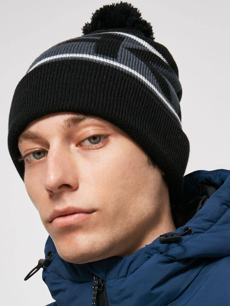 Oakley Factory Cuff knitted beanie black - British product