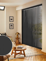 Next Black Leo Made to Measure Vertical Blinds- Buy online at McGrocer
