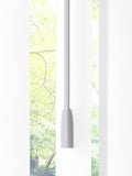 White Picce blackout vertical blinds made to measure - British product