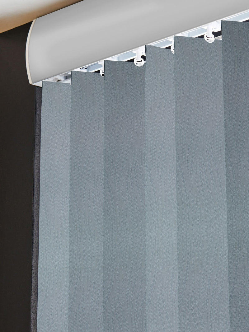 Qiz grey vertical blinds made to measure - British product