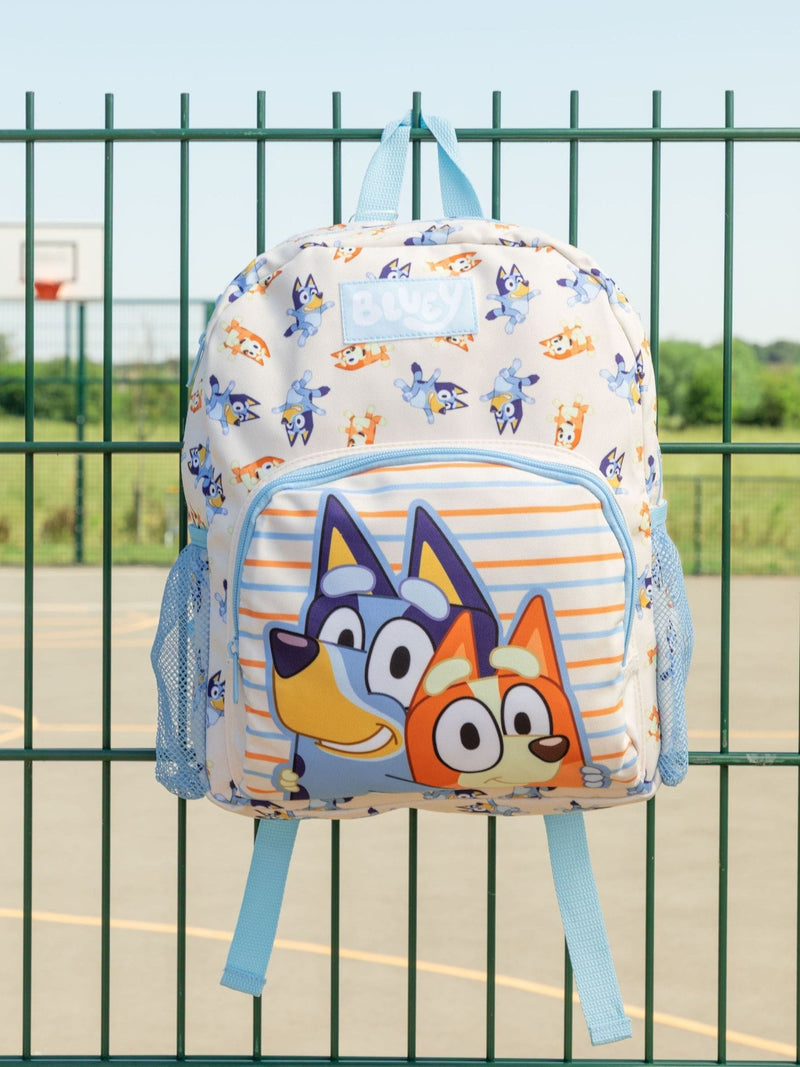 Vanilla Underground White Bluey kids backpack, imported from the UK