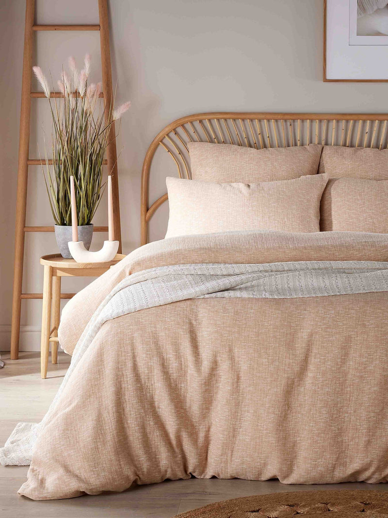 Vantona almond muslin duvet cover set (British brand)