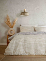 Vantona Grey/Natural Dunes Duvet Cover Set