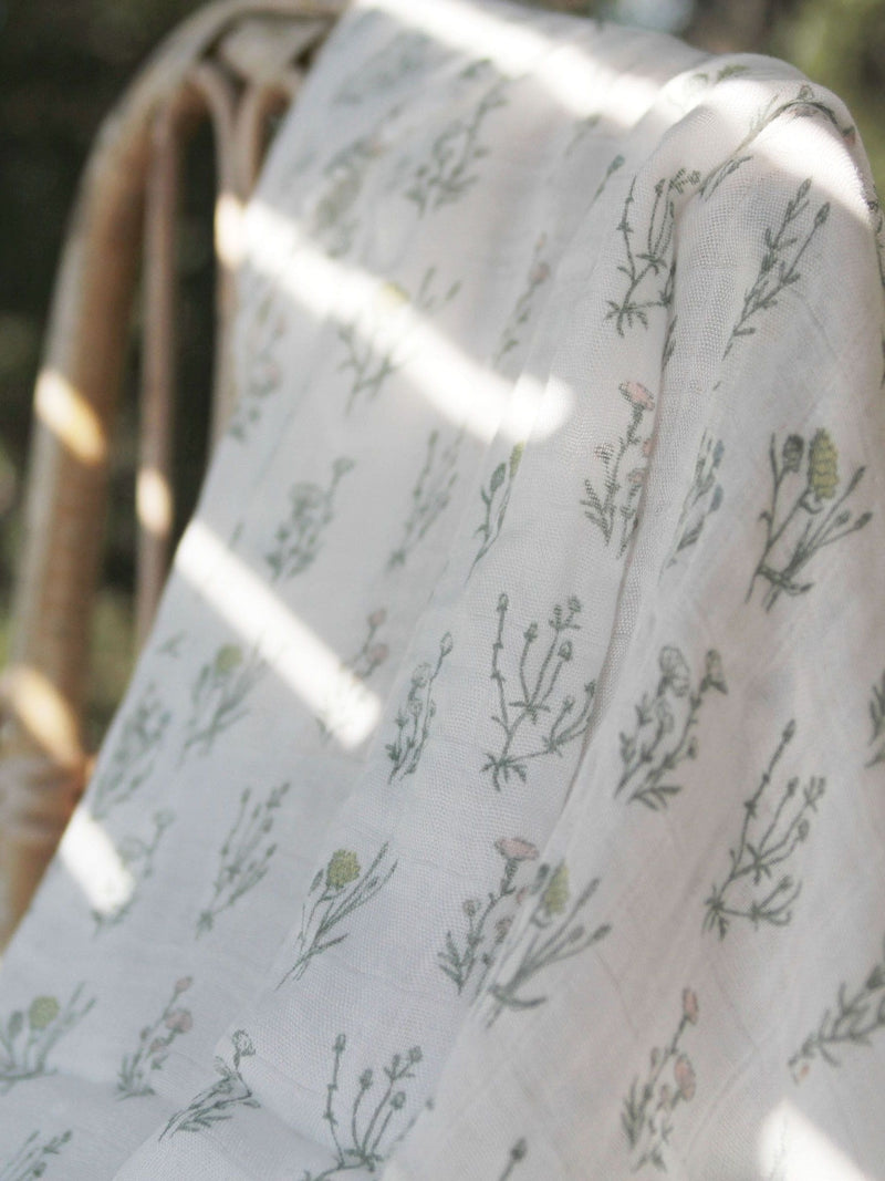 aden + anais baby muslin blankets pink floral print 3 pack, imported from the UK