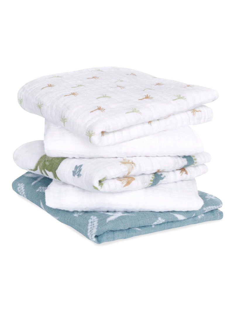 aden + anais muslin squares green essentials 5 pack, imported from the UK
