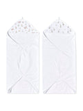 aden + anais hooded towel pink country floral 2 pack (British brand)
