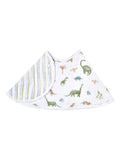 aden + anais baby burpy bib green essentials dino jungle 57cm (British brand)