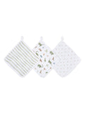 aden + anais washcloth set Dino Jungle 3 pack - British product