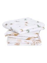 Next aden + anais White Muslin Safari Dream Squares 3 Pack- Buy online at McGrocer
