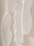 MADE.COM White Dixie sculptural wall art 70x50x4cm, imported from the UK