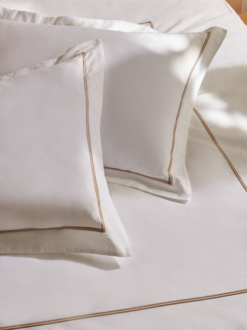 N. Premium Ivory Toffee duvet set, imported from the UK