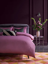Next Orchid Pink 400 Thread Count Egyptian Cotton Sateen Duvet Cover and Pillowcase Set Super King- Buy online at McGrocer