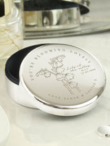 Next PMC Personalised May Birth Flower Round Trinket Box- Buy online at McGrocer