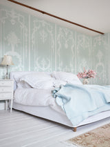 Next Shabby Chic Blue Panel Francaise Wallpaper Mural 4M- Buy online at McGrocer