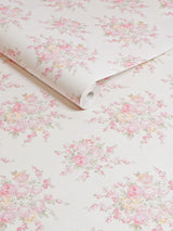 Next Shabby Chic by Rachel Ashwell Pink Multi Rose Blossom Wallpaper 10M- Buy online at McGrocer