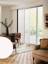Next Fiskar White Made to Measure Vertical Blinds- Buy online at McGrocer