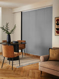 Fiskar grey vertical blinds made to measure (British brand)