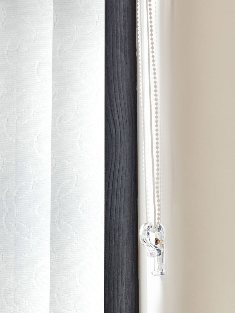 Aver white vertical blinds made to measure, UK version
