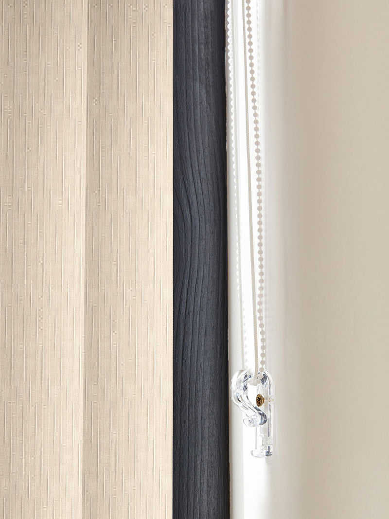 Rak made to measure cream vertical blinds - British product