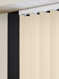 Vodnar cream vertical blinds made to measure - British product