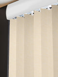 Vodnar cream vertical blinds made to measure - British product