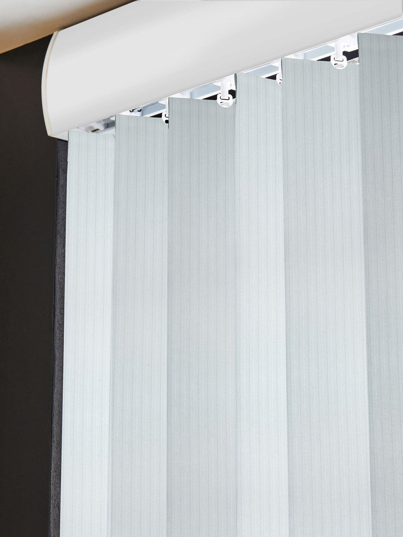 Isin white vertical blinds made to measure - British product