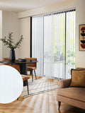 Isin white vertical blinds made to measure - British product