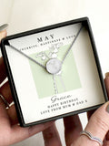 PMC May birth flower necklace lily of the valley (British brand)
