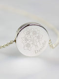 PMC December birth flower necklace 19.5 inches (British brand)