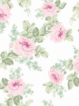 Next Shabby Chic by Rachel Ashwell Pink Royal Bouquet Wallpaper Sample A4- Buy online at McGrocer