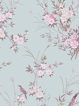 Next Shabby Chic by Rachel Ashwell Blue Bird Chinoiserie Wallpaper Sample A4- Buy online at McGrocer